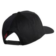 USS Lexington CV 16 Blue Patched Solid Cotton Twill 5 Panel Prostyle Snap Cap - Black OSFM