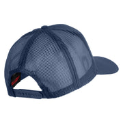 2nd Armored Division Hell on Wheels Patched Solid Cotton Twill Mesh Prostyle Cap - Navy OSFM