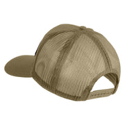 2nd Armored Division Hell on Wheels Patched Solid Cotton Twill Mesh Prostyle Cap - Khaki OSFM