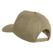 USS Lexington CV 16 Blue Patched Solid Cotton Twill 5 Panel Prostyle Snap Cap - Khaki OSFM