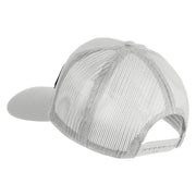 2nd Armored Division Hell on Wheels Patched Solid Cotton Twill Mesh Prostyle Cap - White OSFM