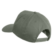 USS Lexington CV 16 Blue Patched Solid Cotton Twill 5 Panel Prostyle Snap Cap - Grey OSFM