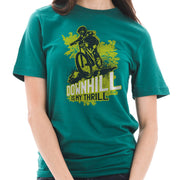 Downhill Is My Thrill Graphic Design Deluxe Jersey T-Shirt