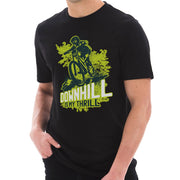 Downhill Is My Thrill Graphic Design Deluxe Jersey T-Shirt