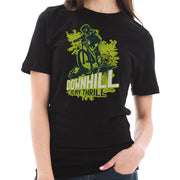 Downhill Is My Thrill Graphic Design Deluxe Jersey T-Shirt