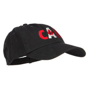 Canada Embroidered Low Profile Cap