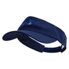 Nature Butterfly Icon Embroidered Brushed Cotton Sun visor - Navy OSFM