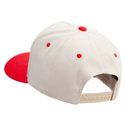 The Space Is Our Home Embroidered Premium Pro Style 5 Panels Cap - Red-Stone OSFM