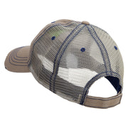 Electrician Embroidered Low Profile Special Cotton Mesh Cap - Khaki OSFM