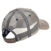 Electrician Embroidered Low Profile Special Cotton Mesh Cap - Khaki OSFM