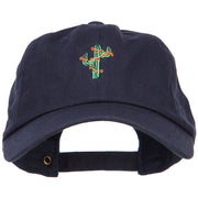 Christmas Cactus Embroidered Unstructured Cap