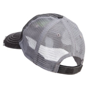 Electrician Embroidered Low Profile Special Cotton Mesh Cap - Black OSFM