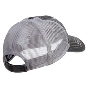 Electrician Embroidered Low Profile Special Cotton Mesh Cap - Black OSFM