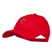 Christmas Cactus Embroidered Unstructured Cap