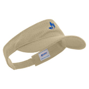 Nature Butterfly Icon Embroidered Brushed Cotton Sun visor - Khaki OSFM