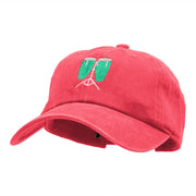 Conga Drums Embroidered Unstructured Cotton Cap