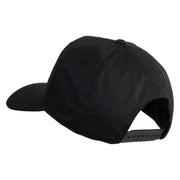 USS Bronstein FF 1037 Patched Solid Cotton Twill 5 Panel Prostyle Snap Cap - Black OSFM