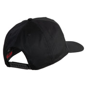 USS Bronstein FF 1037 Patched Solid Cotton Twill 5 Panel Prostyle Snap Cap - Black OSFM