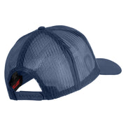 2nd Infantry Division Second to None Patched Solid Cotton Twill Mesh Prostyle Cap - Navy OSFM