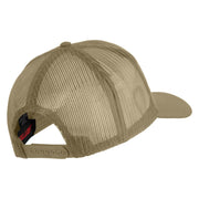 2nd Infantry Division Second to None Patched Solid Cotton Twill Mesh Prostyle Cap - Khaki OSFM