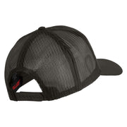 2nd Infantry Division Second to None Patched Solid Cotton Twill Mesh Prostyle Cap - Charcoal OSFM