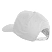 USS Bronstein FF 1037 Patched Solid Cotton Twill 5 Panel Prostyle Snap Cap - White OSFM