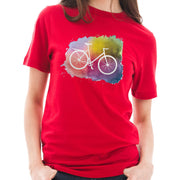 Artistic Bike Graphic Design Deluxe Jersey T-Shirt