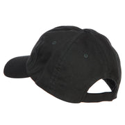 3D Peace Symbol Embroidered Low Profile Cap