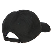 3D Peace Symbol Embroidered Low Profile Cap