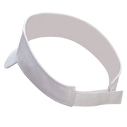 Trident Sunset Embroidered Cotton Twill Sun Visor - White OSFM