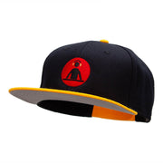 DJ Icon Embroidered Wool Blend Pro Style Snapback