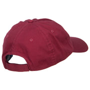 3D Peace Symbol Embroidered Low Profile Cap