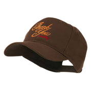 Thank You with Candy Embroidered Cap