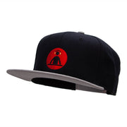 DJ Icon Embroidered Wool Blend Pro Style Snapback