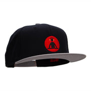 DJ Icon Embroidered Wool Blend Pro Style Snapback