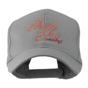 Thank You with Candy Embroidered Cap