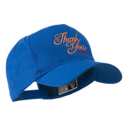 Thank You with Candy Embroidered Cap