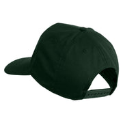 USS G. Washington CVN 73 Blue Patched Solid Cotton Twill 5 Panel Prostyle Snap Cap - Dark Green OSFM