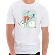 Cycle Polo Graphic Design Ring Spun Combed Cotton Short Sleeve Deluxe Jersey T-Shirt