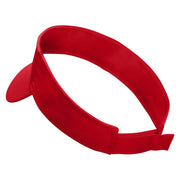 Scientist Embroidered Cotton Twill Sun Visor - Red OSFM