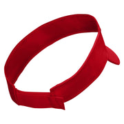 Scientist Embroidered Cotton Twill Sun Visor - Red OSFM