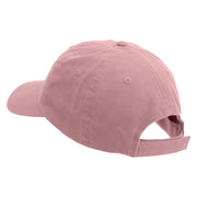 Valentines Heart Chocolate Embroidered Low Profile Dyed Cotton Twill Cap - Lt-Pink OSFM