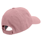 Valentines Heart Chocolate Embroidered Low Profile Dyed Cotton Twill Cap - Lt-Pink OSFM