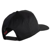 USS Nevada BB 36 Blue Patched Solid Cotton Twill 5 Panel Prostyle Snap Cap - Black OSFM