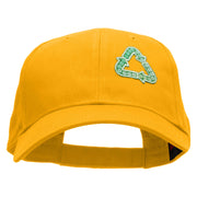 Int'l Recycling Symbol Ecology Patched Low Profile Cap - Gold OSFM