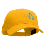 Int'l Recycling Symbol Ecology Patched Low Profile Cap - Gold OSFM