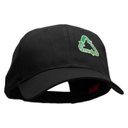 Int'l Recycling Symbol Ecology Patched Low Profile Cap - Black OSFM