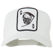 Ace Military Card Patched Solid Twill Cap