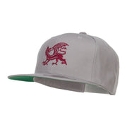 Dragon Emblem Embroidered Snapback Cap