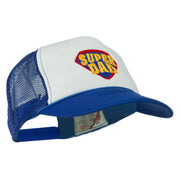 Super DAD Embroidered Foam Mesh Back Cap